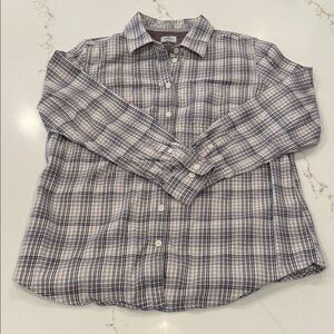 Ridgecut Women’s Plaid Flannel Button-Down Shirt Size Large Long Sleeve